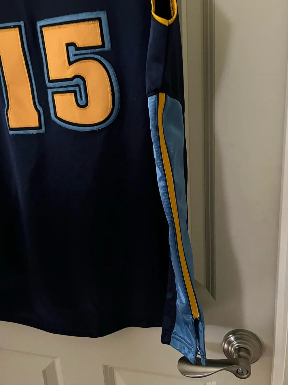 Vintage Adidas Carmelo Anthony Denver Nuggets Stitched 50 XL Melo Alternate